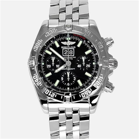 breitling blackbird a44359 watch what size|breitling a44359 review.